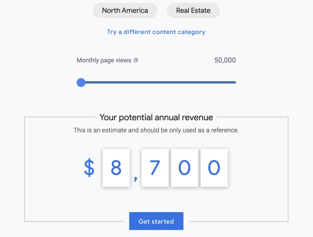 Real Estate - Google Adsense Payment 